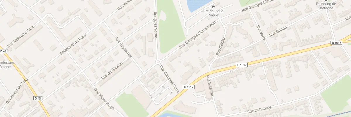 Plan du 62 Rue Georges Clémenceau à Péronne