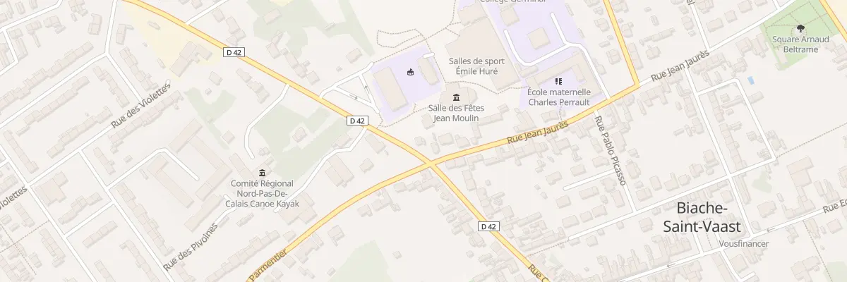 Plan du 1 Rue Gambetta à Biache-Saint-Vaast