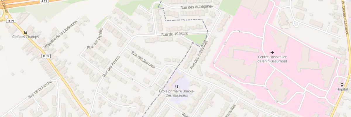Plan du 13 Rue des Lilas à Montigny-en-Gohelle