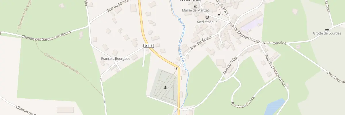 Plan du 17 Rue des Ecoles à Manzat