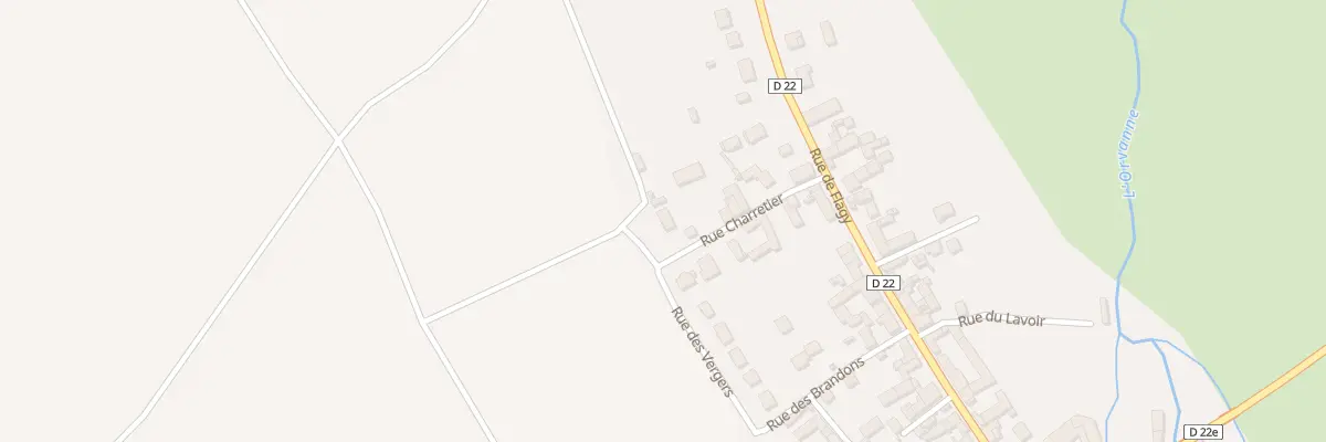 Plan du 5293 Rue du Charretier à Thoury-Férottes