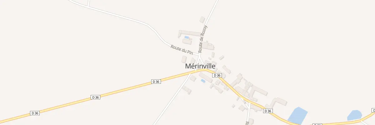 Plan du 1 Rte de Rozoy à Mérinville