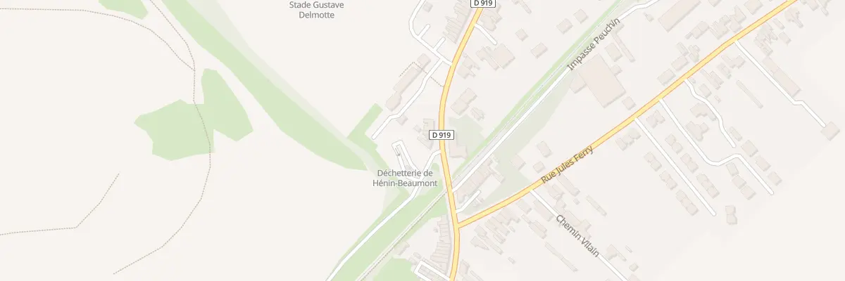Plan du 1130 Rue Pierre Brossolette à Hénin-Beaumont