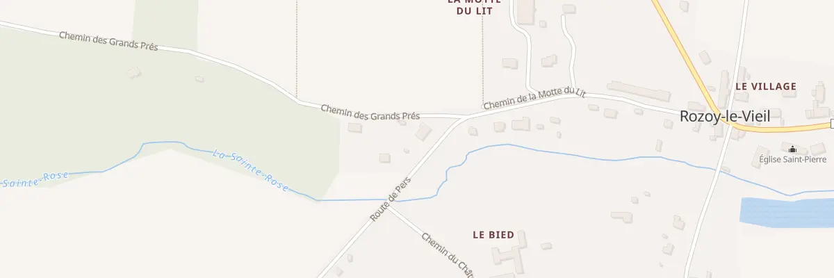 Plan du 21 Chem des Grands Pres à Rozoy-le-Vieil