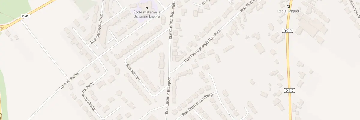 Plan du 72 Rue Pierre Joseph Bouchez à Courrières