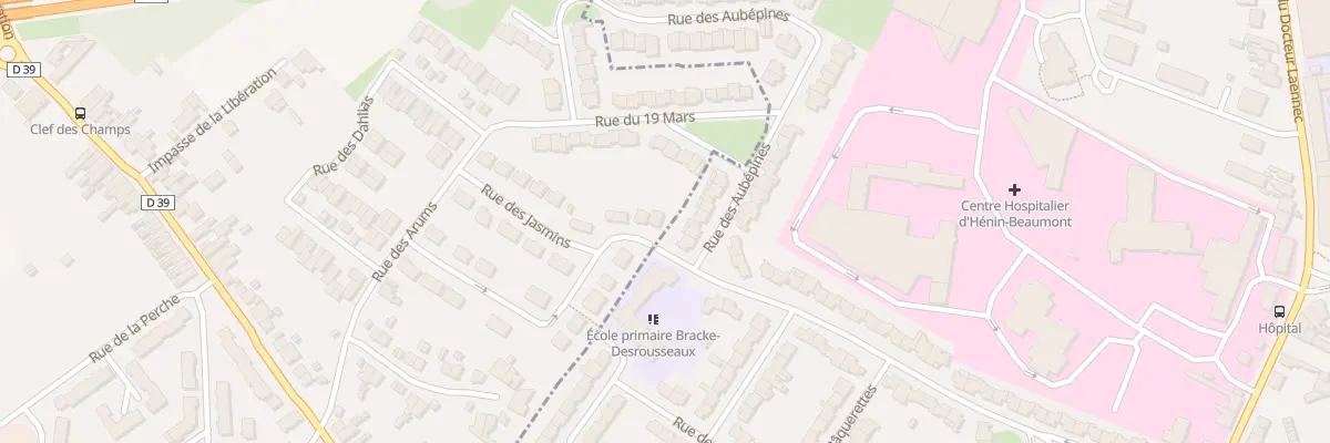 Plan du 15 Rue des Lilas à Montigny-en-Gohelle