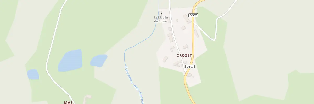 Plan du 7 Crozet à Servant