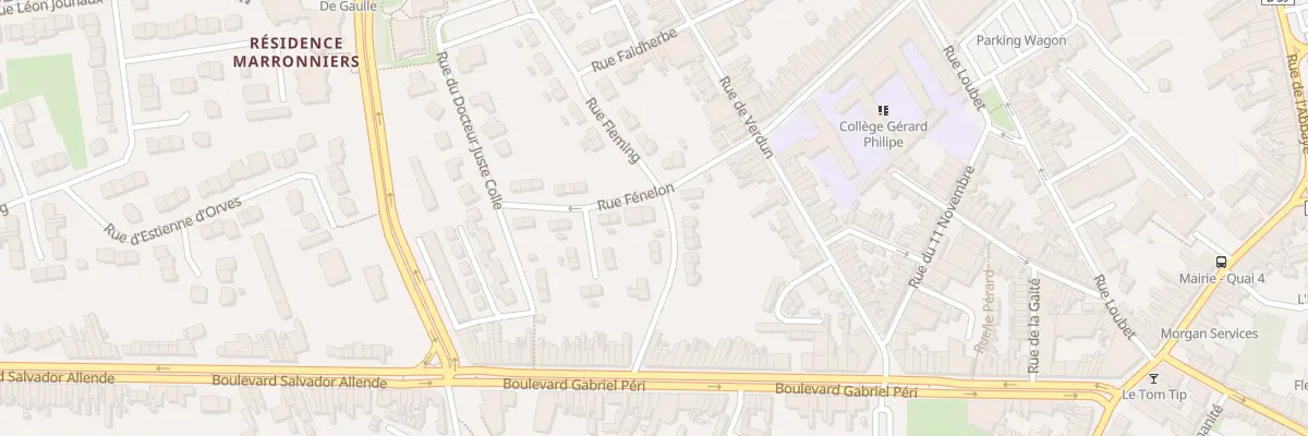 Plan du 5 Rue Fénélon à Hénin-Beaumont