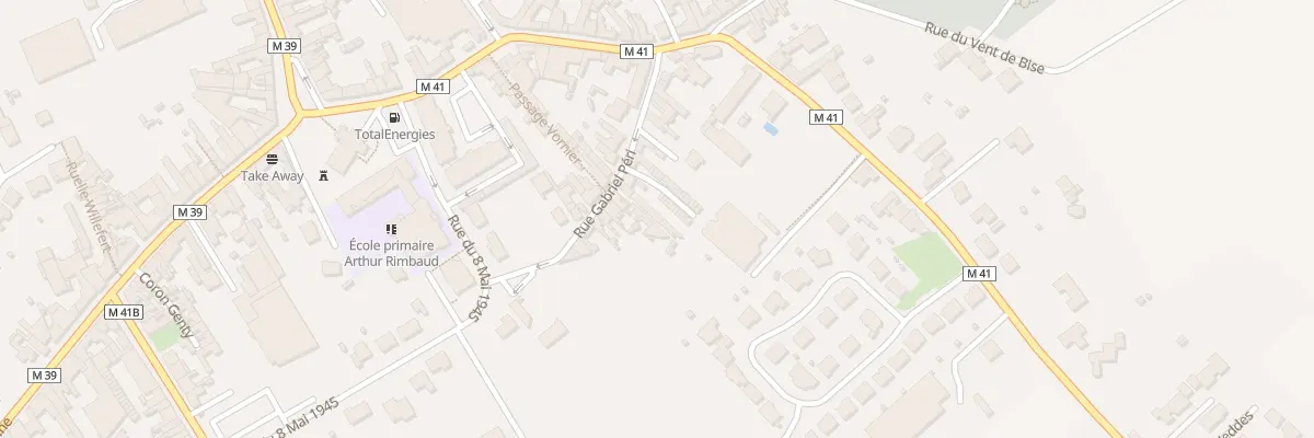 Plan du 25 Rue Gabriel Péri à Annœullin