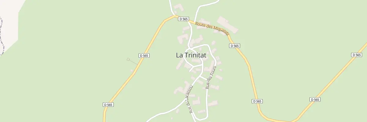 Plan du 5025 Le Bourg à La Trinitat