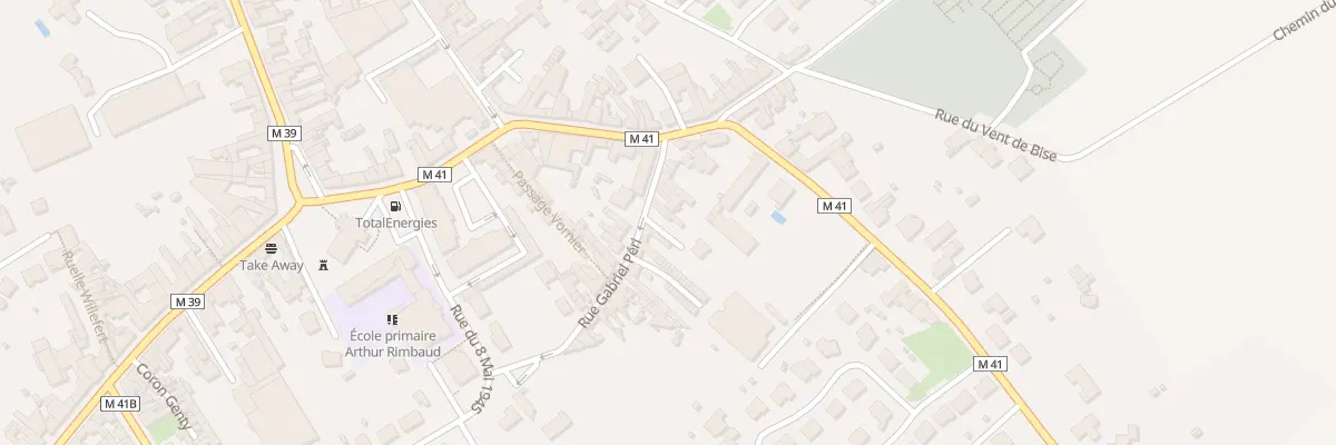 Plan du 13 Rue Gabriel Péri à Annœullin