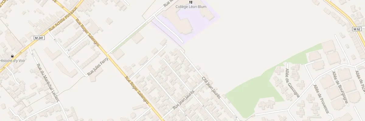 Plan du 93 Cite Jean Jaurès à Wavrin