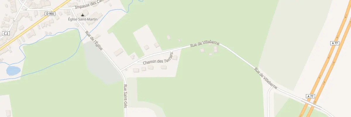Plan du 12 Che des Terriers à Myennes