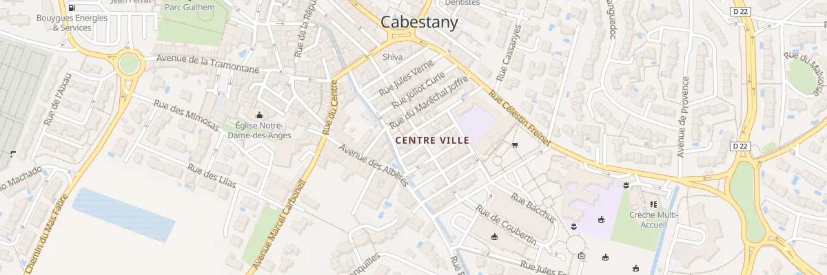 Plan du 10 Rue Francois Arago à Cabestany