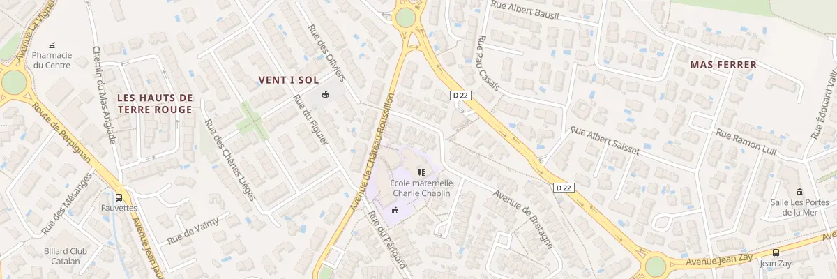 Plan du 7 Rue du Berry à Cabestany