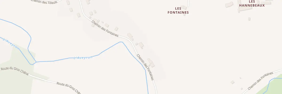 Plan du 309 Che des Fontaines à Saint-Maurice-sur-Aveyron