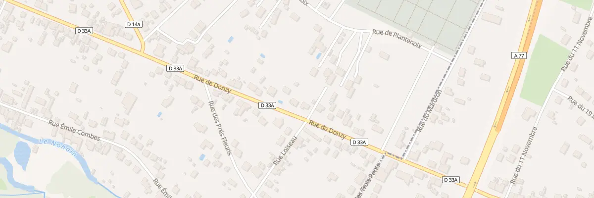 Plan du 131Q Rue de Donzy à Cosne-Cours-sur-Loire