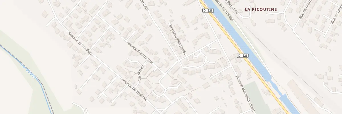 Plan du 25 Av Jean Jaurés à Sallèles-d’Aude