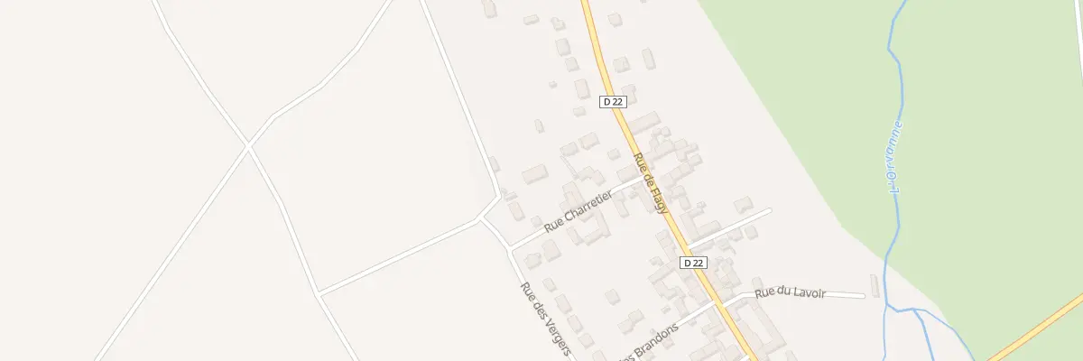 Plan du 7 Rue du Charretier à Thoury-Férottes