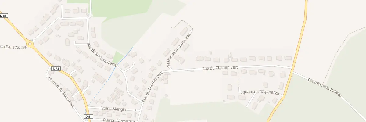 Plan du 15 Rue du Chemin Vert à Rethondes
