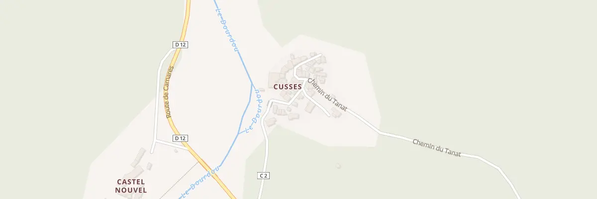 Plan du 5240 Cusses à Brusque