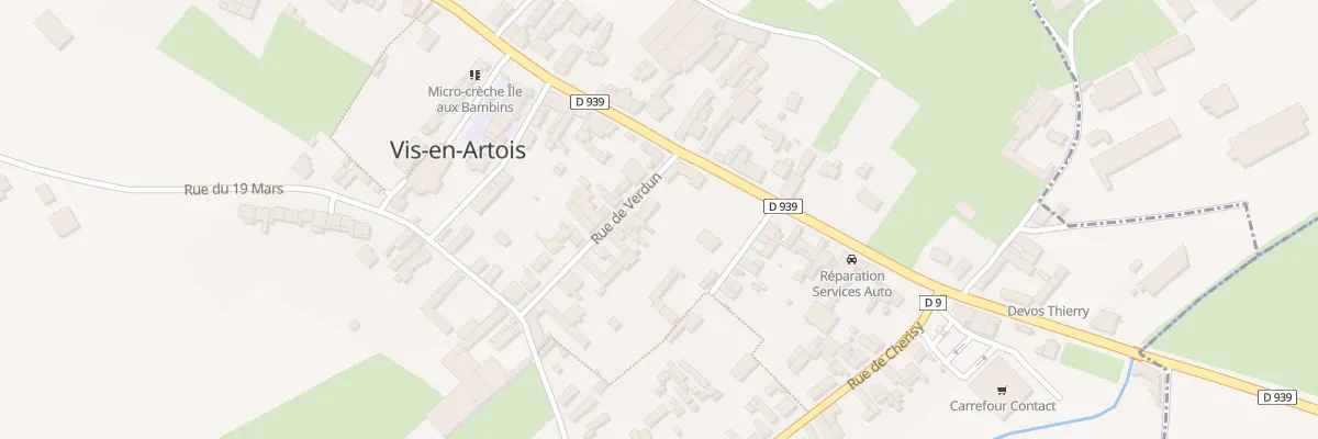 Plan du 4 Rue de Verdun à Vis-en-Artois