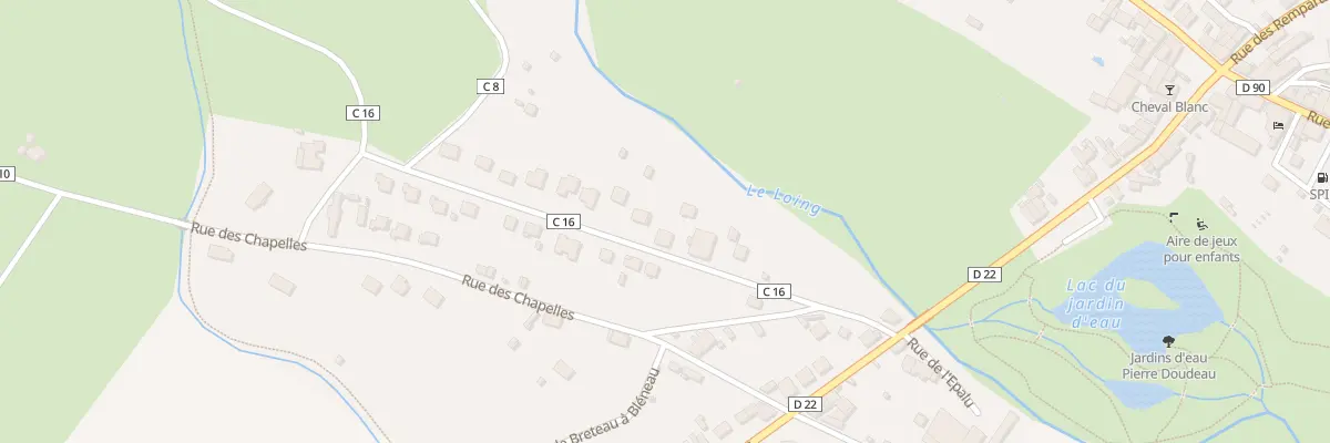 Plan du 2B Rue du Loing à Bléneau