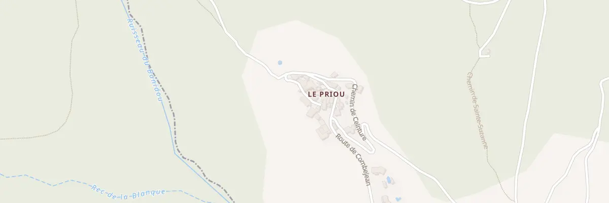 Plan du 5045F Rue de la Fontaine du Priou à Pierrerue