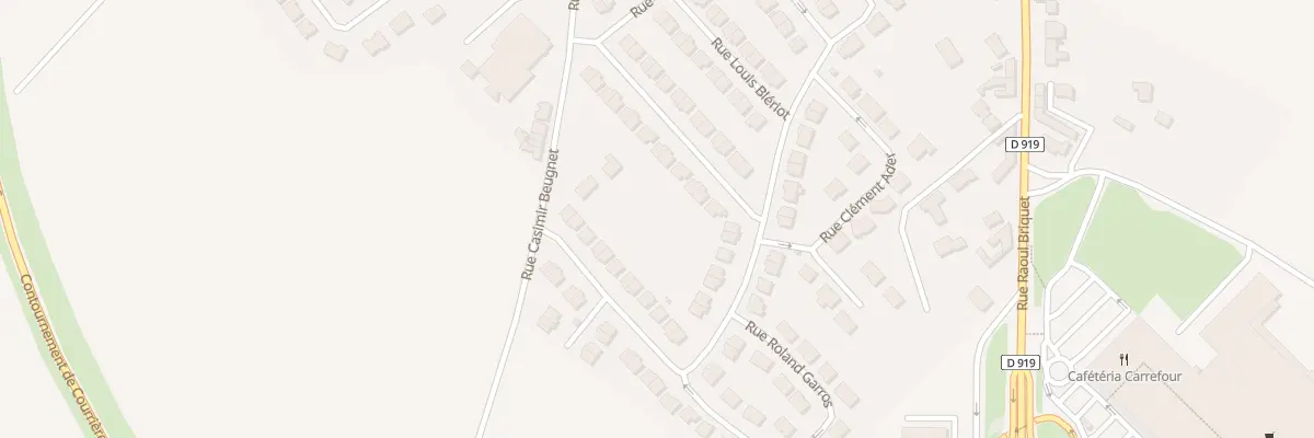 Plan du 91 Rue Casimir Beugnet à Courrières