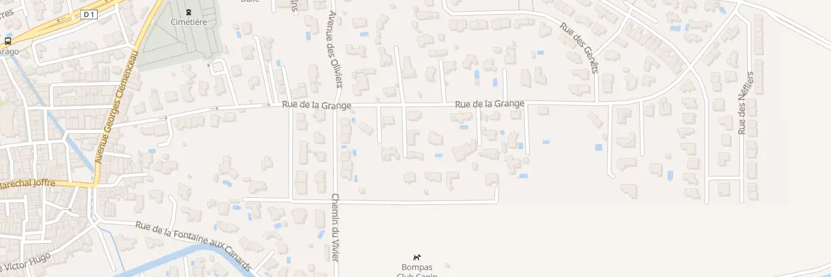 Plan du 37 Rue de la Grange à Bompas