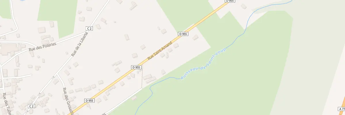 Plan du 40 Rue St Amand à Myennes