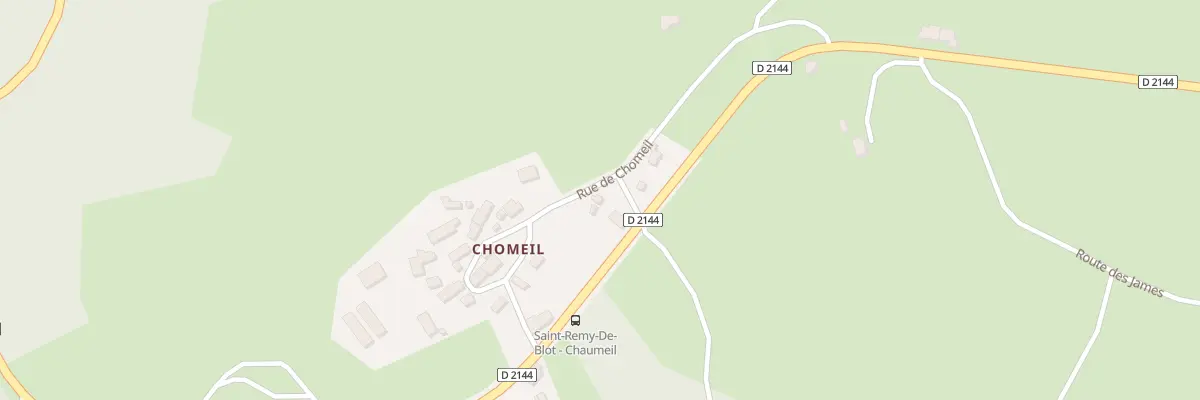 Plan du 5074 Chomeil à Saint-Rémy-de-Blot