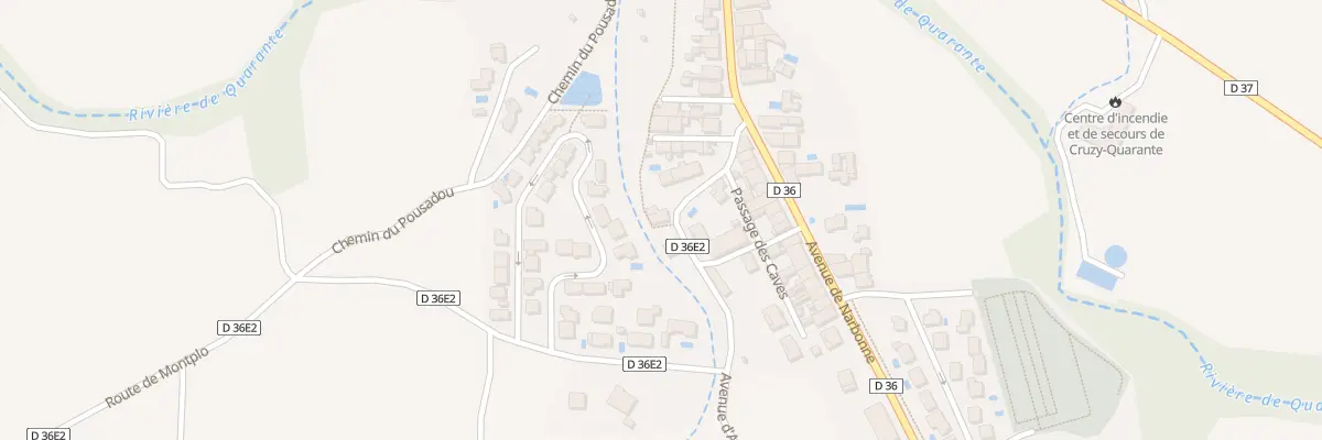 Plan du 5138 Montplo à Cruzy