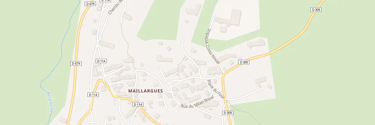 Plan du 5405 Maillargues Nord à Allanche