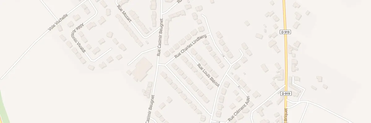 Plan du 4 Rue Louis Bleriot à Courrières