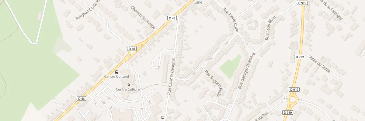 Plan du 21 Rue Casimir Beugnet à Courrières