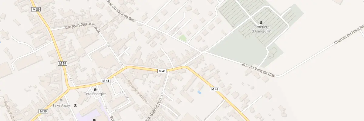Plan du 5 Rue du Cimetière à Annœullin