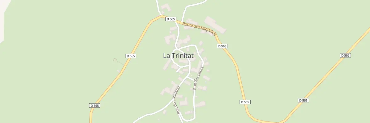Plan du 5017 Le Bourg à La Trinitat