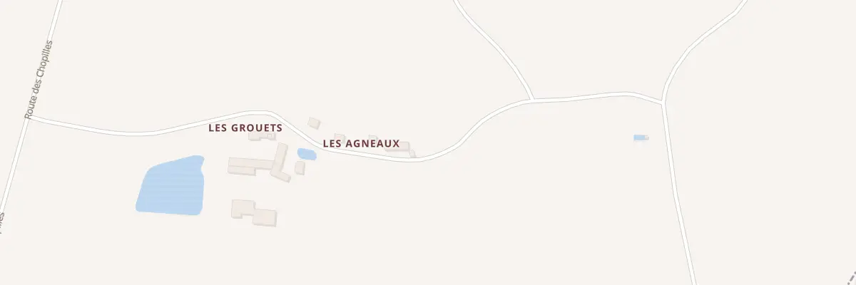 Plan du 87 Les Agneaux à Courtemaux
