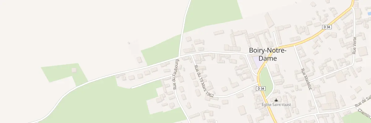 Plan du 11 Rte d’Arras à Boiry-Notre-Dame