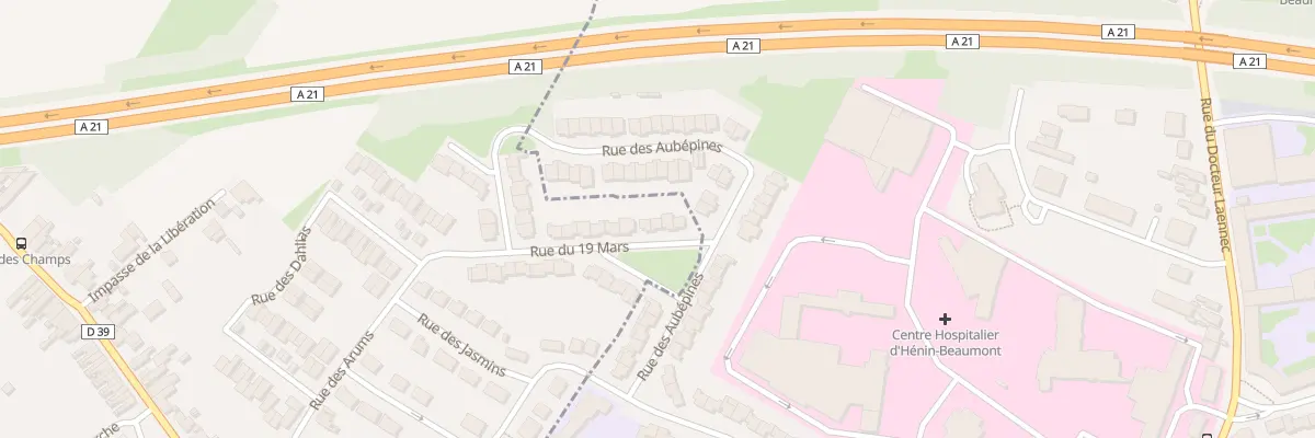 Plan du 6 Rue du 19 Mars à Montigny-en-Gohelle