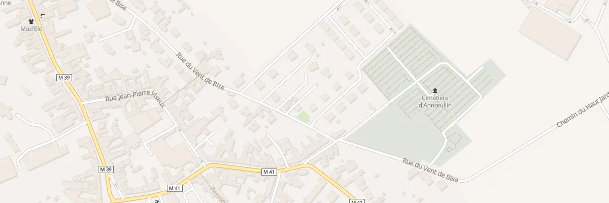 Plan du 639 Rue du Vent de Bise à Annœullin