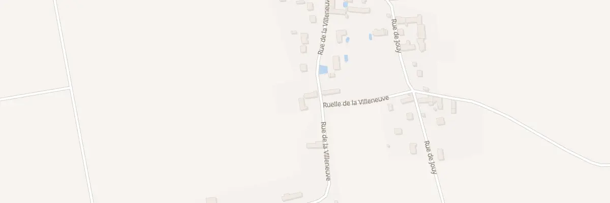 Plan du 18 Rue de la Villeneuve à Villebéon
