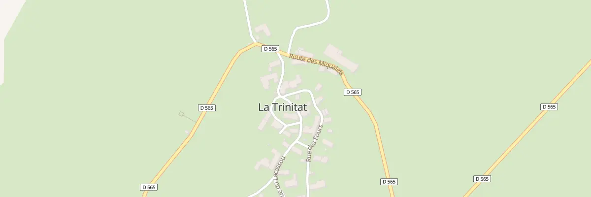 Plan du 5019 Le Bourg à La Trinitat