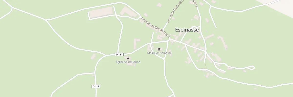Plan du 5005 Le Bourg à Espinasse