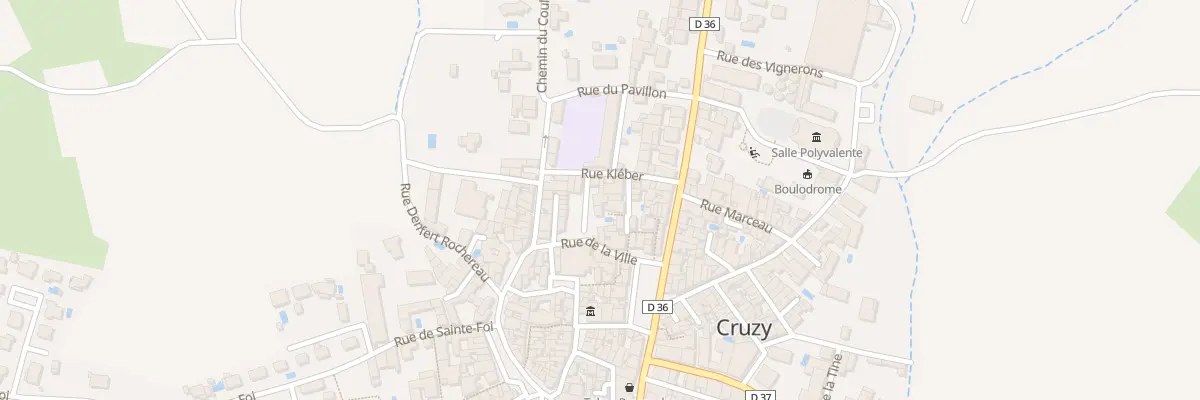 Plan du 5 Imp du Cordonnier à Cruzy
