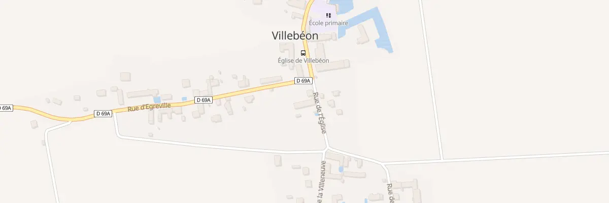 Plan du 12 Rue de l’Eglise à Villebéon