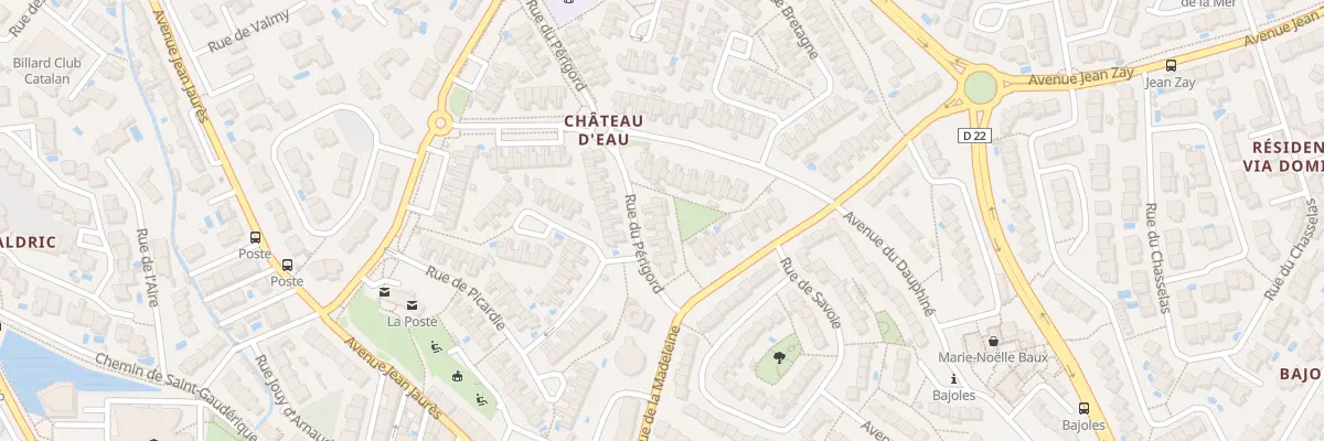 Plan du 12 Rue du Périgord à Cabestany