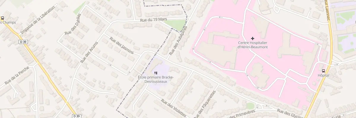 Plan du 358 Rue des Glycines à Hénin-Beaumont