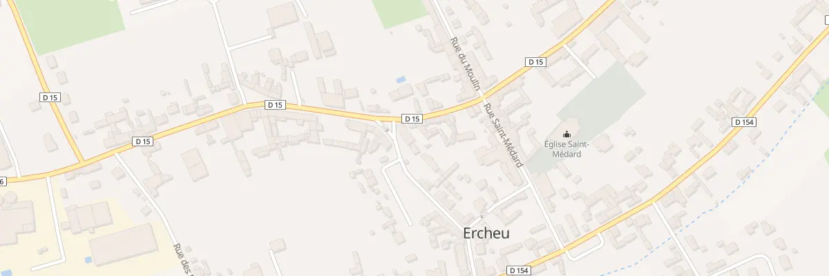 Plan du 12 Rue de l’Ancien Château à Ercheu